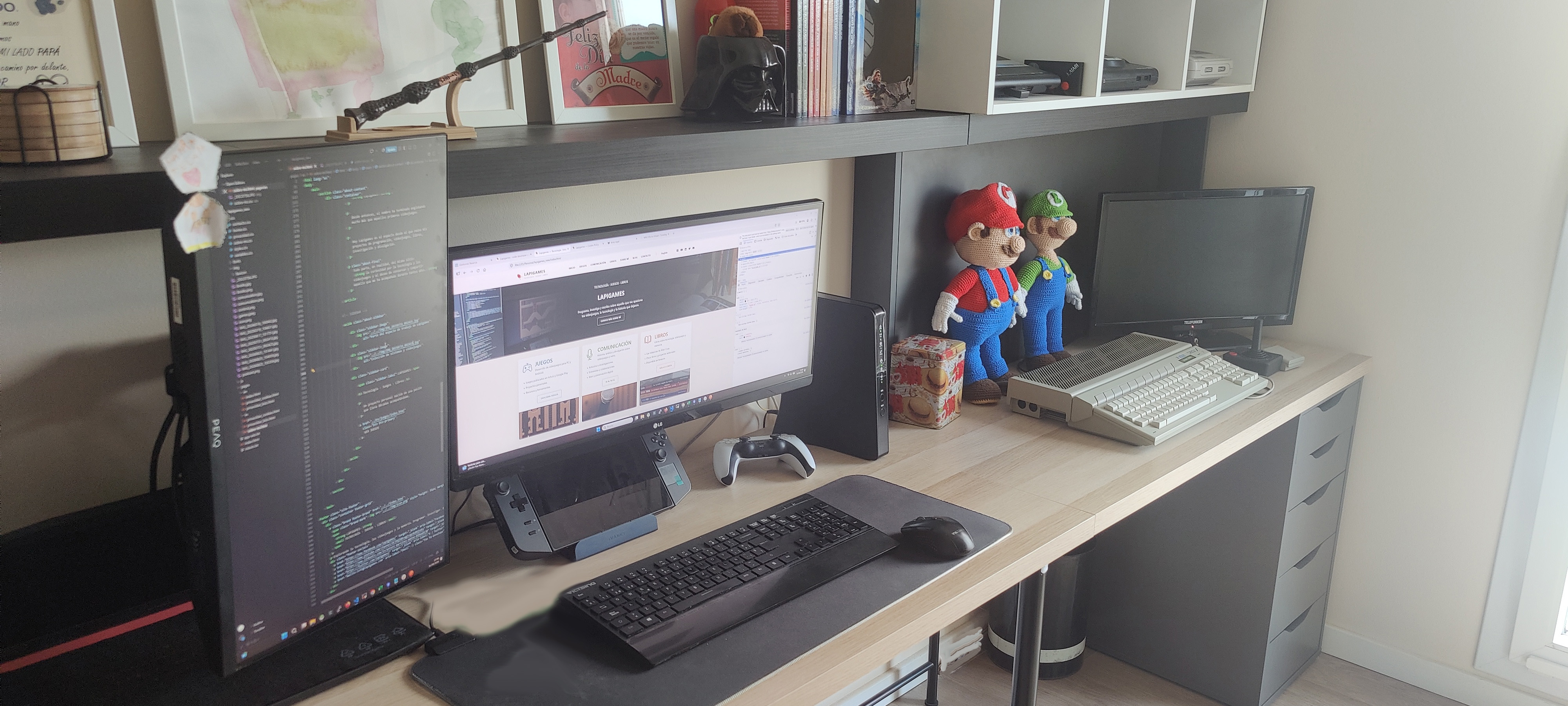 Parte del espacio de trabajo de Lapigames